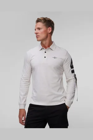 Aeronautica Militare Langarmshirt Für Herren In Weiß