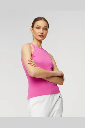 Ralph Lauren 2x2 Cotton Rib-sls-knt Top