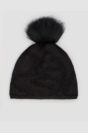Sportalm Damen-wintermütze Mit Pompon Aus Pelz