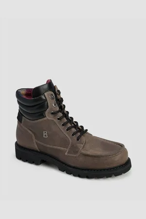 Bogner Helsinki S 25 B Hohe Leder-herrenschuhe In Taupe