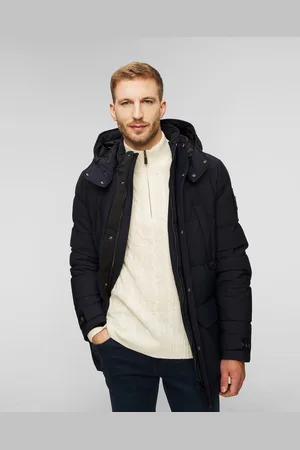 Moose Knuckles Valleyfield 2 Marineblaue Daunenjacke Für Herren