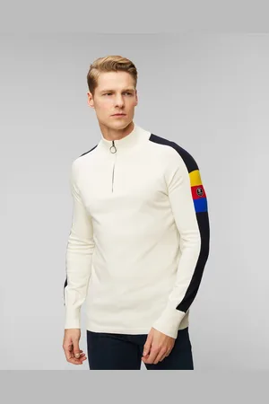 We Norwegians Varden Rollkragenpullover Für Herren Mit Reißverschluss In