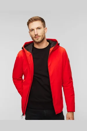 Woolrich Pacific Soft Shell Jacket Rote Herrenjacke
