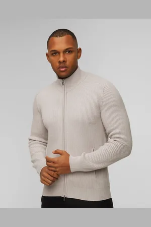 Gran Sasso Herren-pullover Mit Reißverschluss