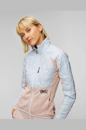 Picture Organic Clothing Tehanie Primaloft Hybridjacke Für Damen In Blau Und Beige