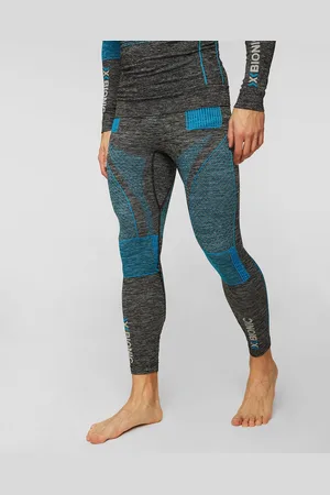 X Bionic Energy Accumulator 4.0 Melange Graue Und Blaue Thermoaktive Herren-leggings
