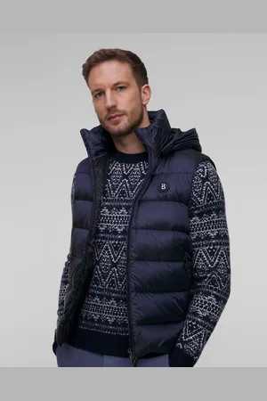 Bogner Holger-d Daunenweste Für Herren In Marineblau