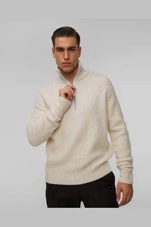 HUGO BOSS Hugo C-ebrezzo Wollpullover Für Herren In Beige