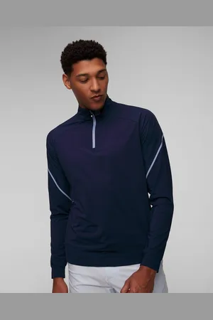 FootJoy Eu Midlayer+ Sweatshirt Für Herren In Marineblau Und Blau