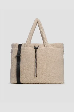 Deha Plüschtasche Für Damen In Creme