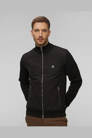 HUGO BOSS Hugo C-darmando Herren-sweatshirt Mit Reißverschluss In Marineblau
