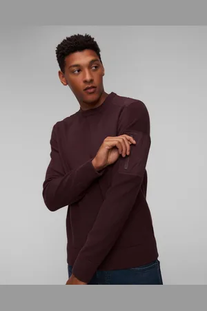 HUGO BOSS Hugo P-diego Wollpullover Für Herren In Bordeauxrot