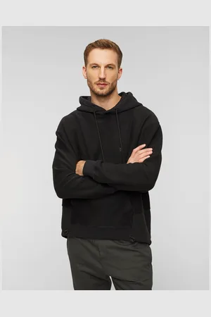 Dondup Fleece Schwarzer Kapuzenpullover Für Herren