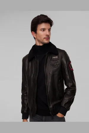 Aeronautica Militare Lederjacke Für Herren In