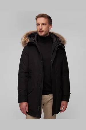 Woolrich Polar High Collar Fur Parka Daunenparka Für Herren In