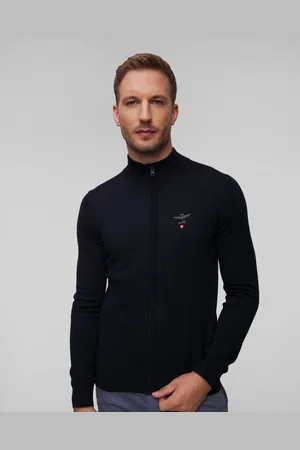Aeronautica Militare Wollpullover Für Herren In Marineblau