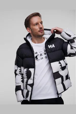 Helly Hansen Active Puffy Isolierte Herrenjacke In Schwarz Un Weiß