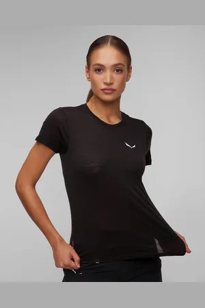 Salewa Eagle Minilogo Merino-t-shirt Für Damen