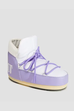 Moon Boot Pumps Bi-color Violett Damen-schneestiefel