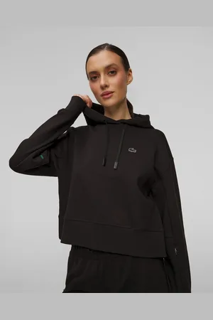 Lacoste Sf0281 Kurzer Kapuzenpullover Für Damen In