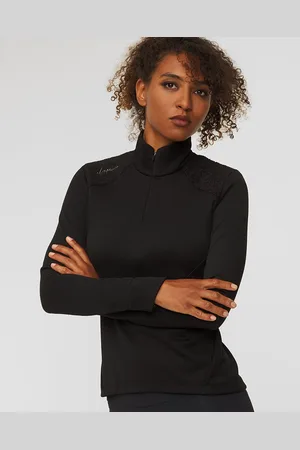 LAMUNT Barbara Half Zip Thermal Sweatshirt