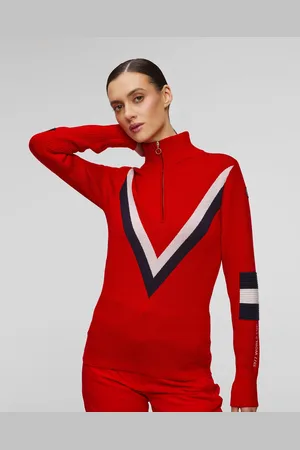 We Norwegians Hafjell Damen-rollkragenpullover Mit Reißverschluss In