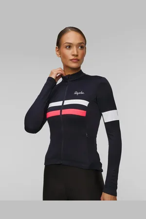 Rapha Brevet Damen-longsleeve In Marinablau