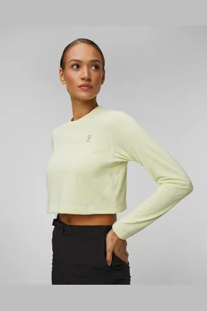 On Running Active Long-t Crop Crop-top Graphic Mit Langen Ärmeln