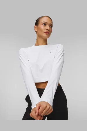 On Running Active Long-t Crop Crop-top Graphic Mit Langen Ärmeln