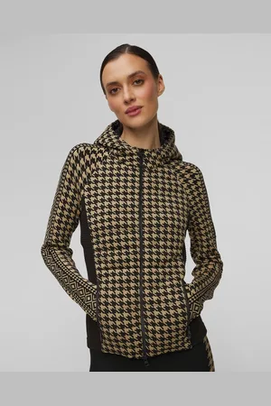 newland Hera Damen-hybridjacke Mit Pepitamuster Und Kapuze