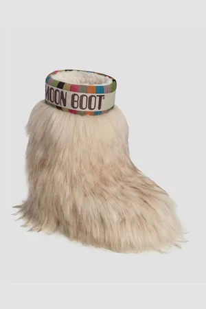 Moon Boot Resort Icon Yeti Mid Schneestiefel Aus Pelz In
