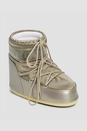 Moon Boot Icon Low Glance Damen-schneestiefel In Gold