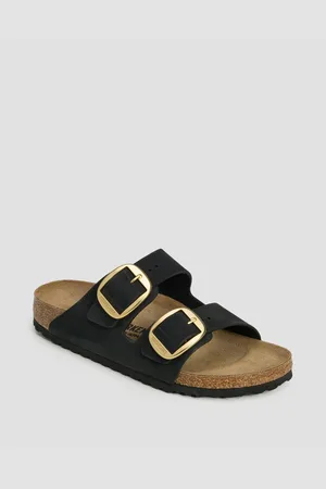 Birkenstock Arizona Big Buckle Lenb Narrow Pantoletten Für Damen