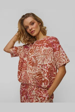 Deha Seersucker Top Für Damen