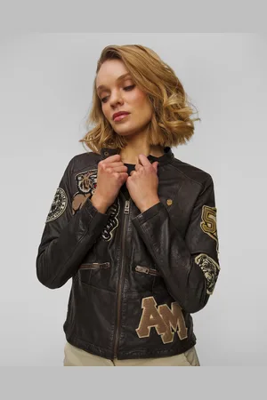 Aeronautica Militare Damen-lederjacke In