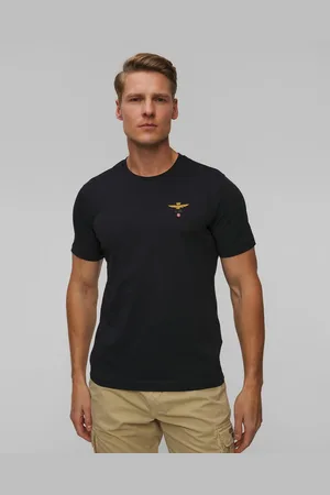 Aeronautica Militare Herren-t-shirt In Marineblau