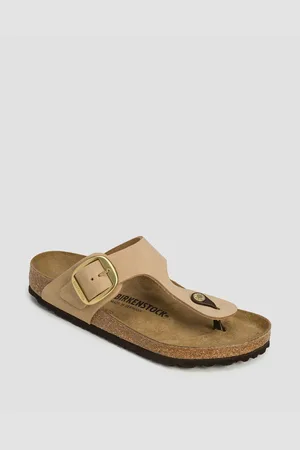 Birkenstock Gizeh Big Buckle Lenb Regular Damen-flip-flops In