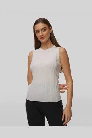 Allude Damentop Aus Wolle In Weiß