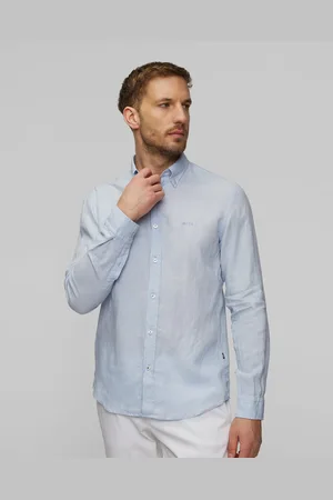 HUGO BOSS Hugo Herren-leinenhemd In