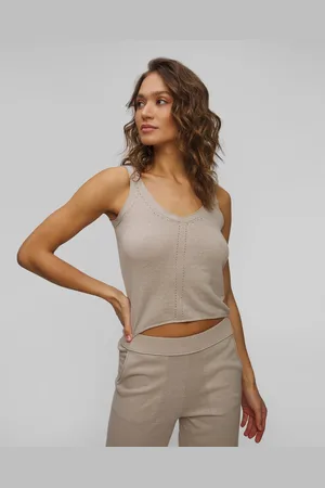Deha Damen-top Mit Leinen In