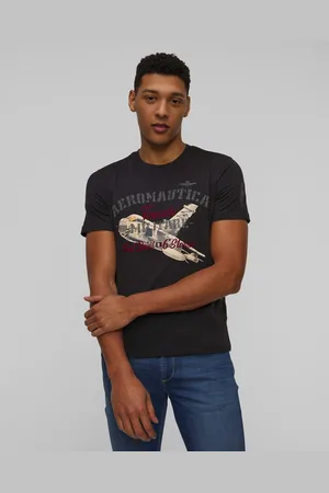 Aeronautica Militare Herren-t-shirt In Marineblau