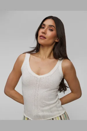 Deha Damen-top Mit Leinen In