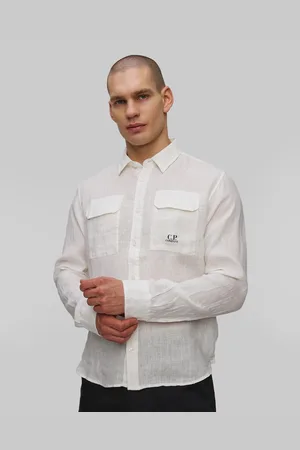 C.P. Company C.p. Company Linen Shirt Herrenhemd In