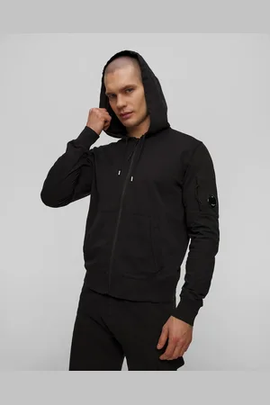 C.P. Company C.p. Company Light Fleece Full Zip Hooded Sweatshirt Herren-sweatshirt In