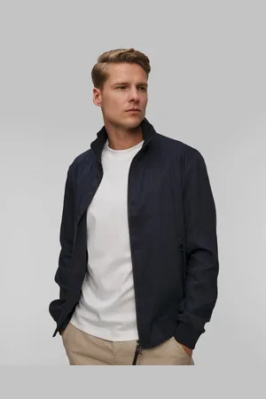 Bogner Jonas-13 Leinenjacke Für Herren In Marineblau