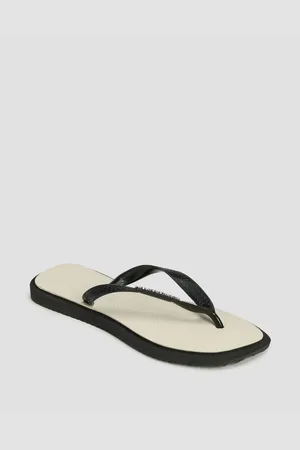 Havaianas Top Square Fusion Flip-flops Für Damen In Schwarz Und Beige