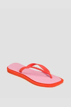 Havaianas Top Square Fusion Flip-flops Für Damen In Pink Und Orange