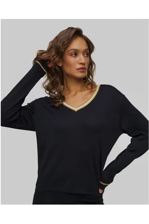 The Upside Greenwich Lena Damen-langarmshirt In Marineblau