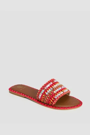 DE SIENA Resort Beads Damen-pantoletten Mit Perlen