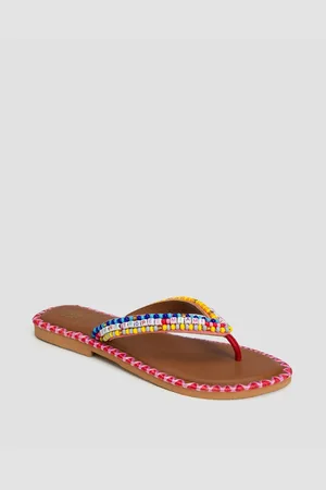 DE SIENA Resort Beads Damen-flip-flops Mit Perlen